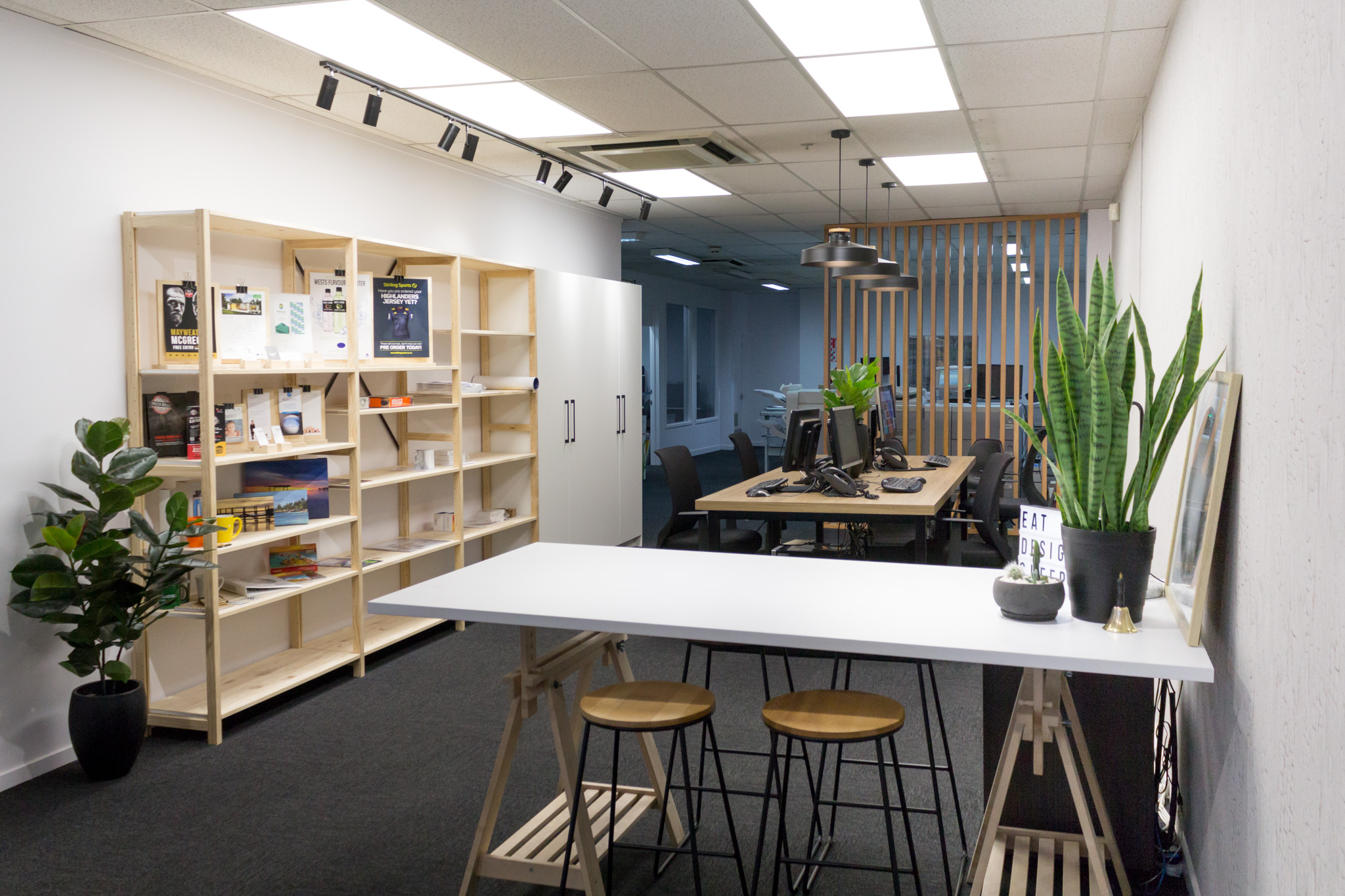 Ezyprint dunedin office refurbishment by miller creative group