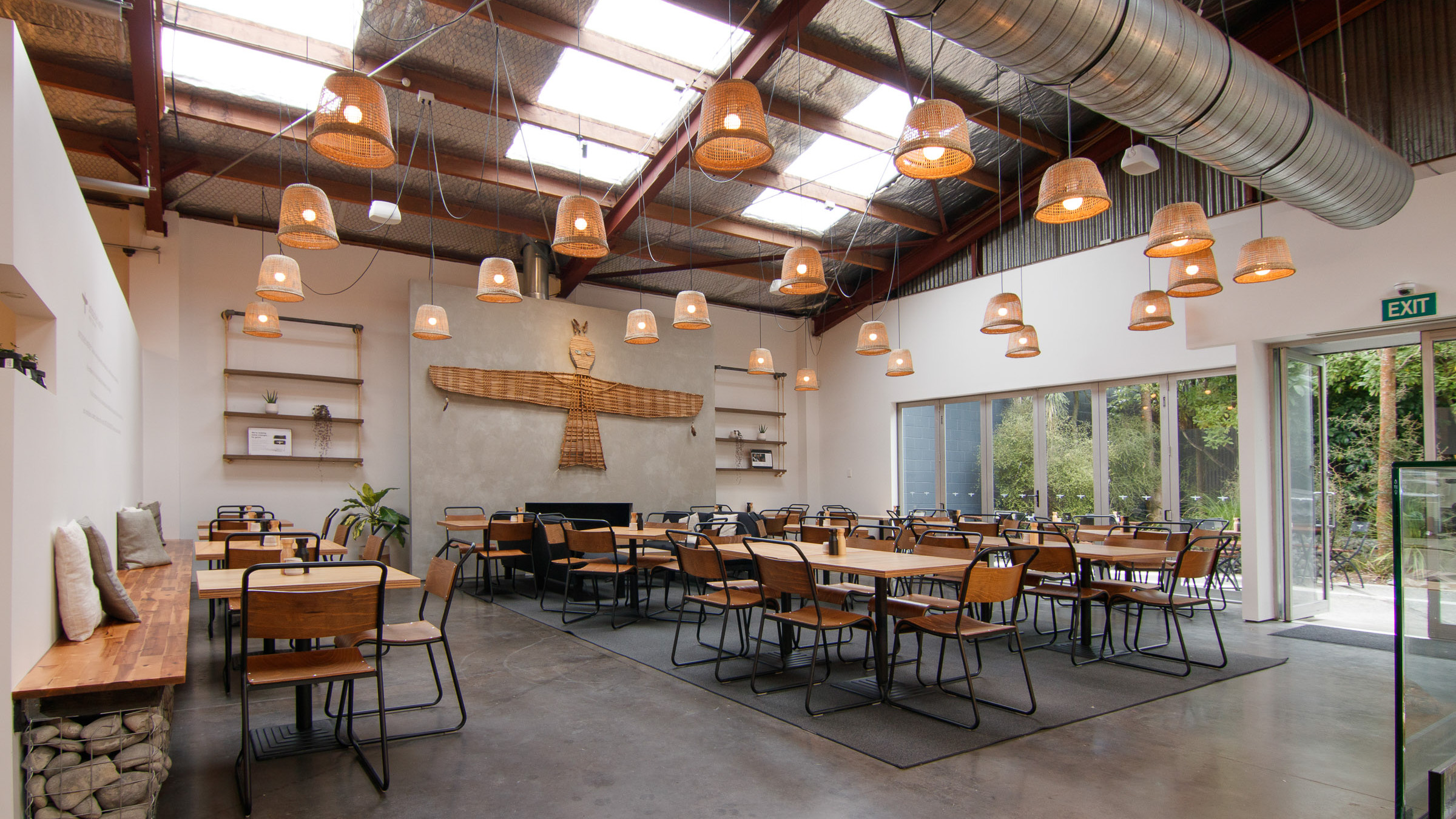 Cafe fitout Completed by Miller Creative in Christchurch